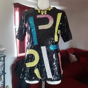 Shimmery sequin shirt